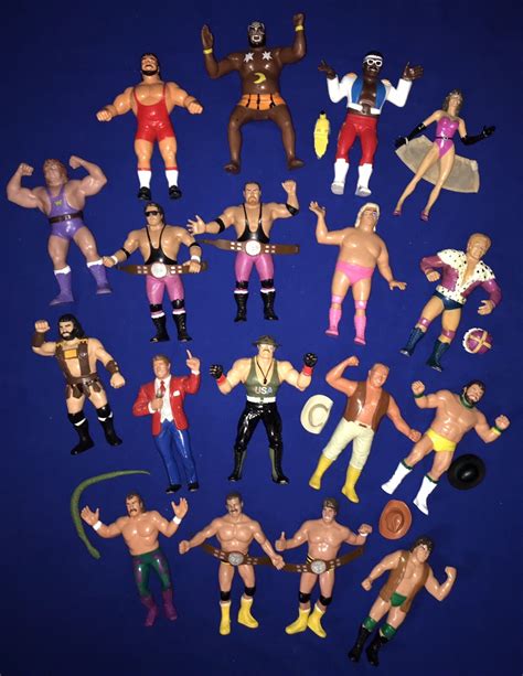 LJN WWF Complete LOT of 71 Figures 1984-89 Series 1-6 w/ ALL extras ...