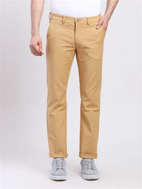 Colorplus Men Brown Woven Design Slim Fit Trouser – MyRaymond