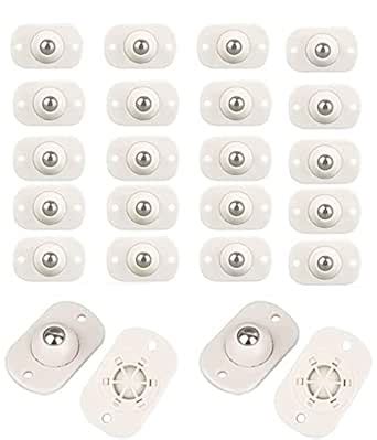 YANCI® Casters Wheels Mini Self Adhesive Caster 360° Rotation Sticky ...