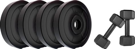 Buy Kore RW PVC Plate-10KG (2.5 KG X 4) Weight Plate, Black & Kore PVC ...