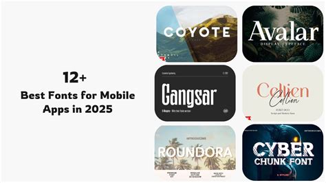 12+ Best Fonts For Mobile Apps In 2025 - CreativeUltra