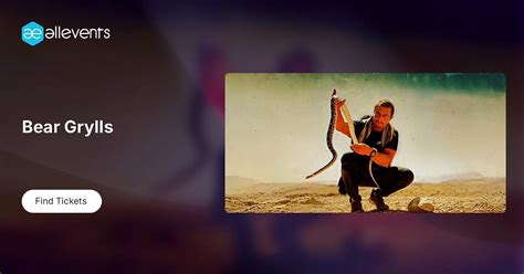 Bear Grylls, The Carolina Theatre At Belk Place, Charlotte, 3 November ...