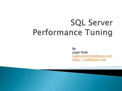 Image result for SQL Server Performance Tuning Tips