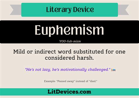 Euphemism Examples How Euphemism Is Used: Euphemism Meaning And