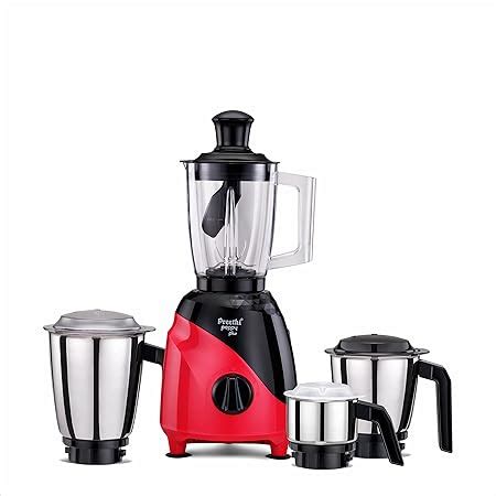 Buy Preethi Popular MG 142 750-Watt Mixer Grinder with 3 Jars (White ...