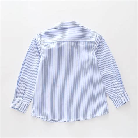 Light Blue Stripe Collared Shirt - Ollies Place