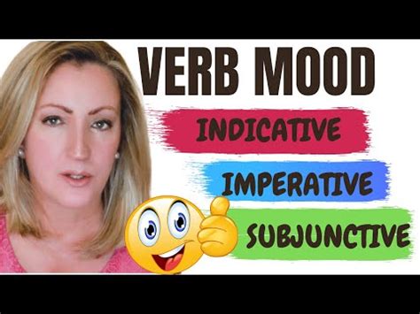 Verb Mood: Indicative, Imperative, and Subjunctive and Properties of ...