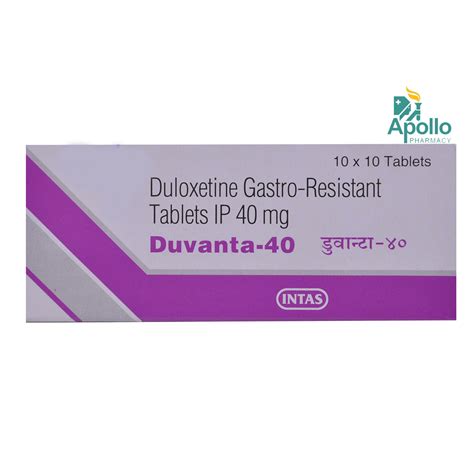 Duvanta 40 Tablet 10's Price, Uses, Side Effects, Composition - Apollo ...