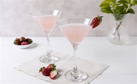 VISMII Martini Glasses 6 Pc- Hand Blown Crystal Martini Glasses with ...