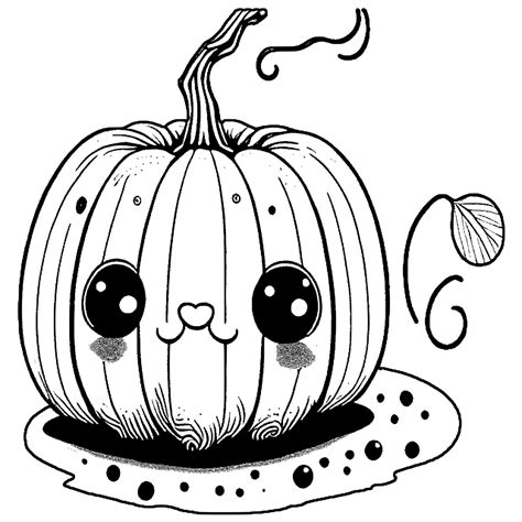 Cute Pumpkin Coloring Pages [2025]
