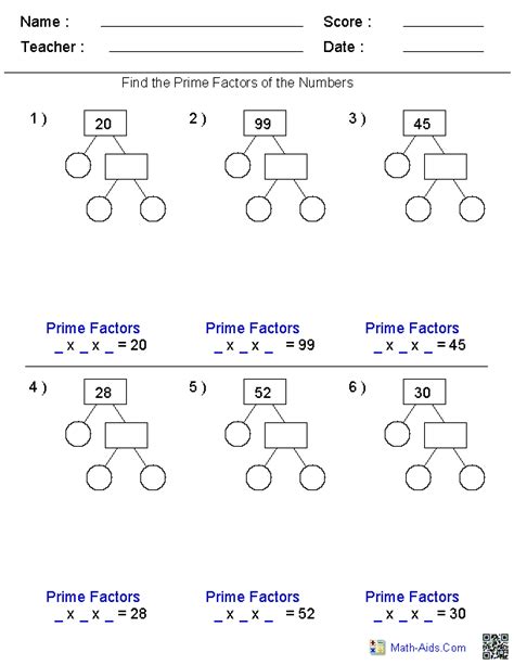 Image result for 4th Grade Factor Tree
