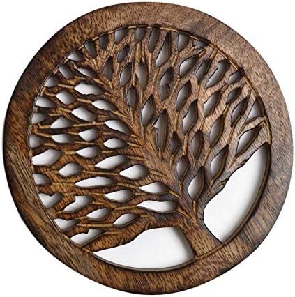 WILLART Wooden Tea Pot Trivet | Teapot Coaster | for Hot Pots, Pans ...