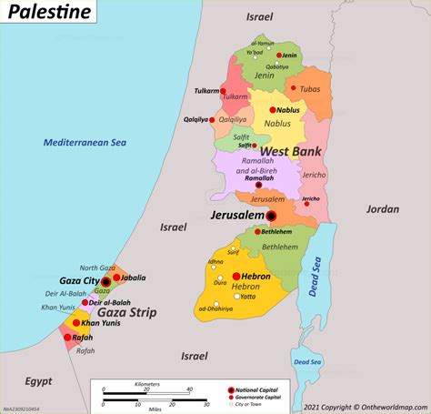 Palestine Map | Detailed Maps of State of Palestine