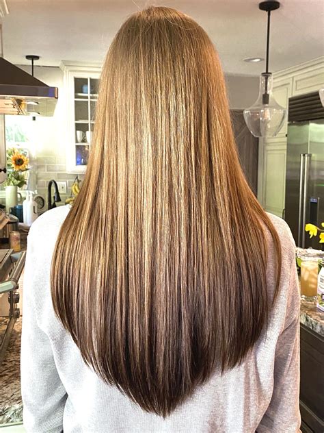 Long v haircut – Artofit
