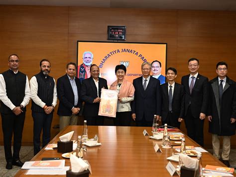 Delegation from Communist Party of China visits BJP headquarters in New ...