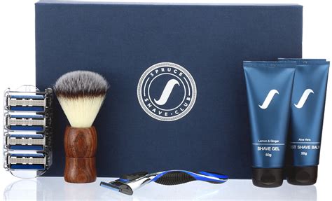 Spruce Shave Club Lemon and Ginger Gel 5X Ultimate Gift Box : Amazon.in ...