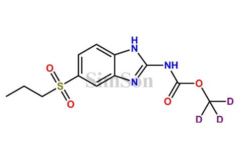 Albendazole Sulfone D3 | CAS No- 1448345-60-5 | Simson Pharma Limited