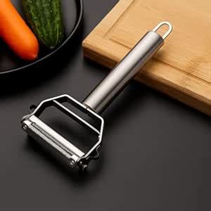 Buy Roscoe 2-in-1 Vegetable Peeler Stainless Steel Julienne Slicer ...