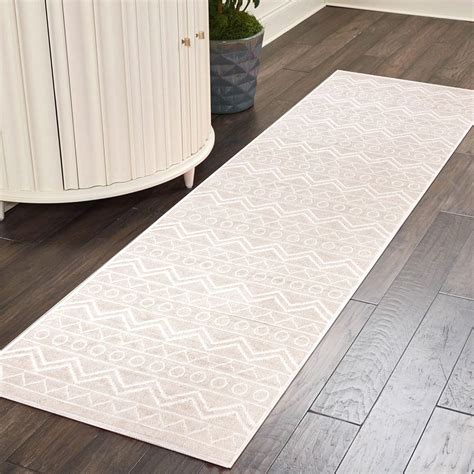 Amazon.de: Pasha Home Teppich Läufer 80 x 300 cm Winter Beige/Boho ...