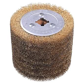 4.7" x 4" Stainless Steel Wire Brush Drum Surface Conditioning Tool ...