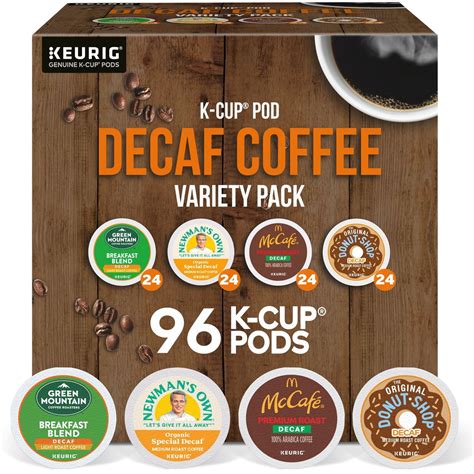 Decaf Coffee Variety Pack, Keurig K-Cup Pods, 96 Count - Walmart.com