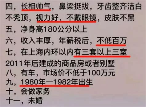 上海80后985女博士征婚引热议：要求3套房和11条逆天择偶标准……|征婚|择偶|家庭_新浪新闻