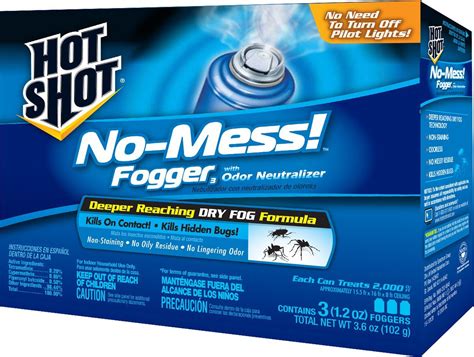 Hot Shot HG-20177 No-Mess Insect Fogger, 3.5 Oz | Hot shots, Pest ...