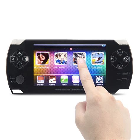 CZT 4.3 inch Touch Screen Handheld Video Game Console 8GB Build in 1200 ...