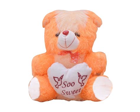 Buy Teddy Bear With Heart Soft Toys 12 Inch Online at Low Prices in ...