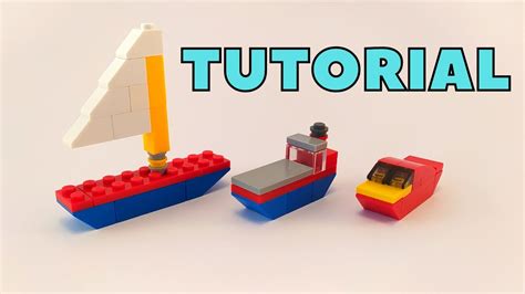 Mini LEGO Battle Boats Tutorial 的图像结果