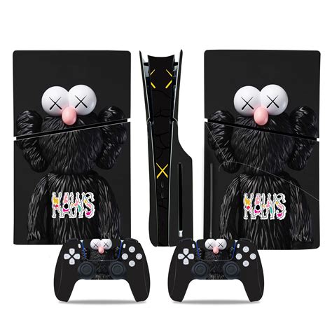 Vibrant And Playful Kaws Skin Sticker For PS5 Slim - ConsoleSkins.co