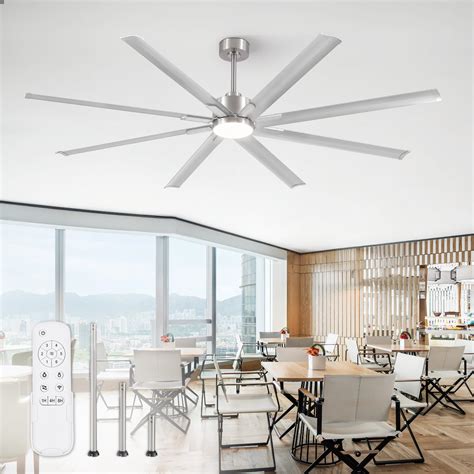 ZMISHIBO 84" Industrial Ceiling Fans with Lights, Large Ceiling Fan ...
