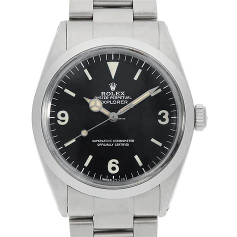 Rolex Explorer cal.1570 hacked 1016 black All tritium single... for Rs ...
