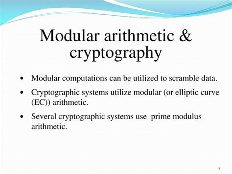 Image result for Modular Arithmetics Cryptography