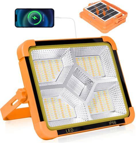 Portable LED Work Solar Light - Kifflux 100W Solar India | Ubuy
