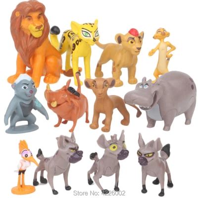 666 Children Store 12pcs Cartoon The Lion Guard King Kion Simba PVC ...