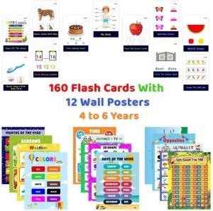Critom 12 Educational Posters for Preschool Kids Classroom Study ...