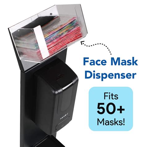 Automatic Hand Sanitizer Dispenser Stand with Face Mask Dispenser ...