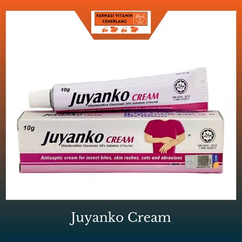 Juyanko Cream 10g - Antiseptic Cream for insect bites, skin rashes, cuts and abrasions | Shopee ...