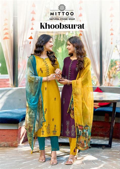 Mittoo Khoobsurat Viscose Weaving Top Bottom With Dupatta Collection