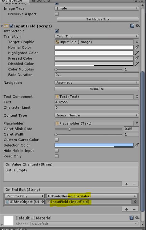 Unity Get Text From Input Field 的图像结果