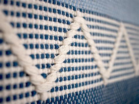 Spaces Spun 100% Cotton Area Rugs-Blue/White