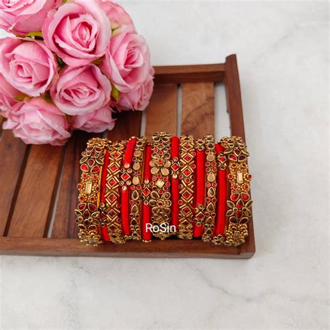 Traditional red muhurtham set – Rosin
