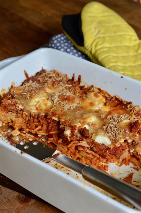 Gumbo | Baked Spaghetti Casserole