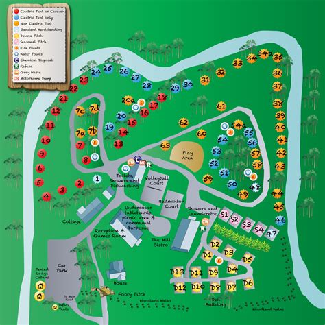 Map of Riverside | Riverside Camping