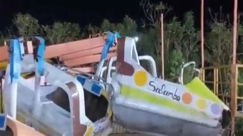 Shirdi Joyride Crash: Chilling Video Shows Swinging Cradle Breaks In ...