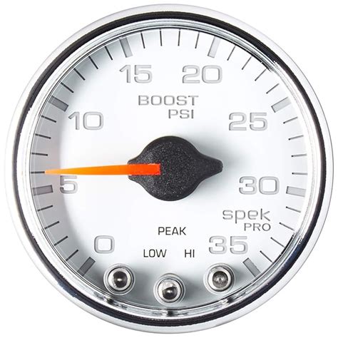 Buy Auto Meter P30311 Gauge Boost (Spek-Pro 2 1/16", 35Psi, Stepper ...