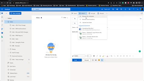 Image result for Outlook How to Add Attachment
