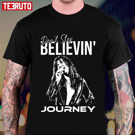 Steve Perry Of Journey The Band Don't Stop Believin' Design Grunge ...