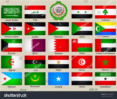 Arab Nations Flags